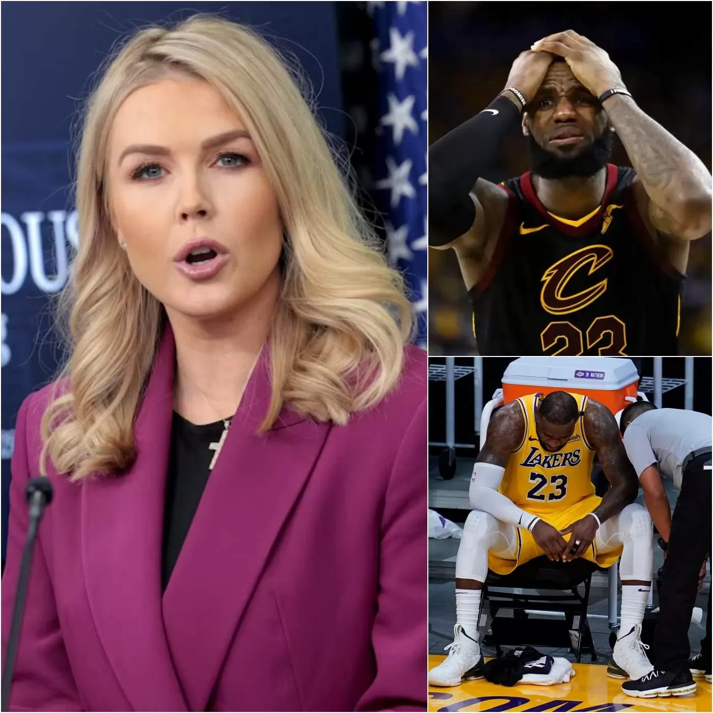 Cover Image for BREAKING NEWS: LeBron James has been permanently banned from all sporting events after calling Karoline Leavitt “KKK Barbie.” With just one phone call, Karoline Leavitt caused half of LeBron’s fortune to vanish and put him at risk of breaching major contracts.