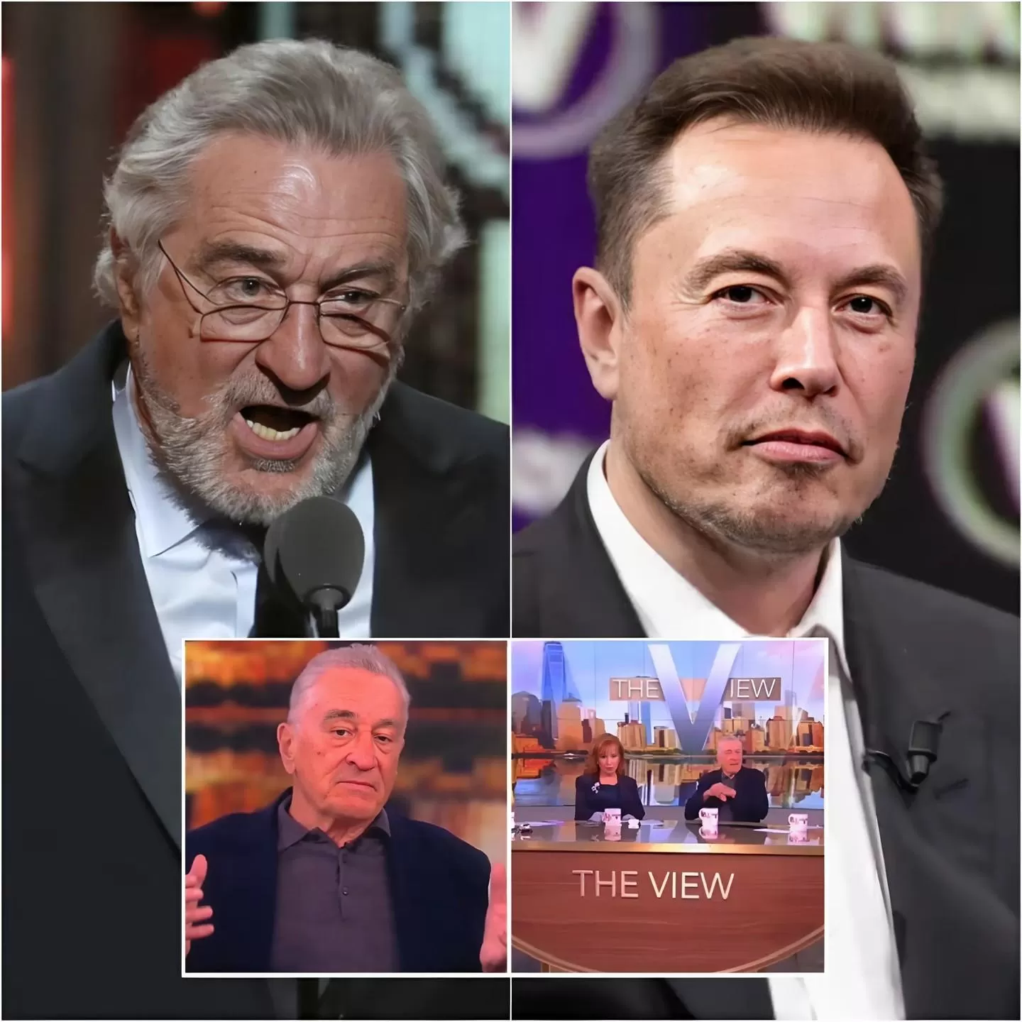 Cover Image for Robert De Niro stands up for Joy Behar and calls out Elon Musk on The View: “He does not deserve people’s trust”