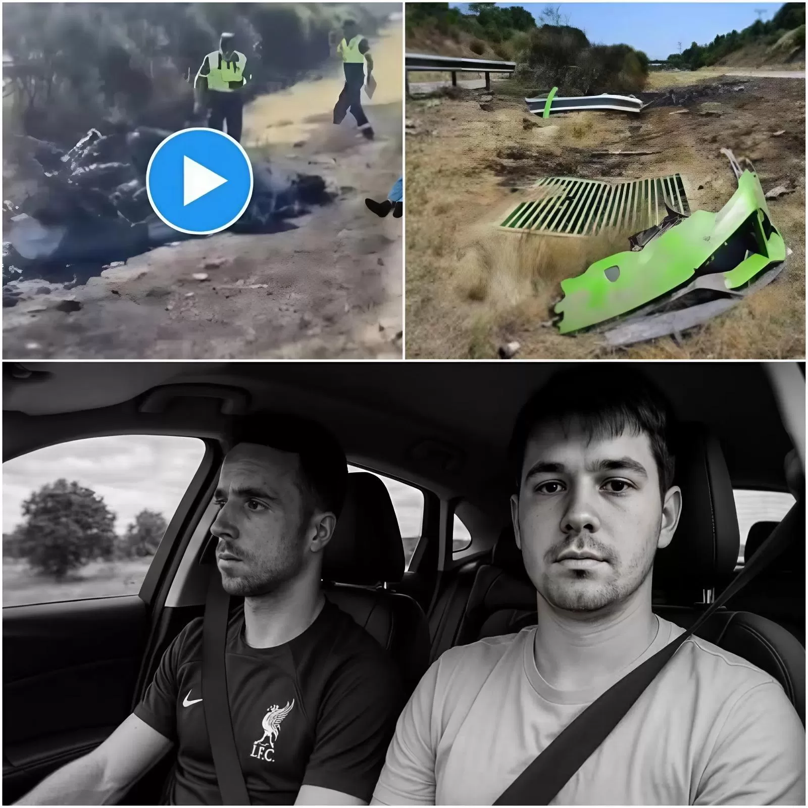 Cover Image for BOMBA! Um vídeo de 10 segundos registra os últimos momentos de Diogo Jota… revelando a verdadeira razão por trás do trágico acidente…