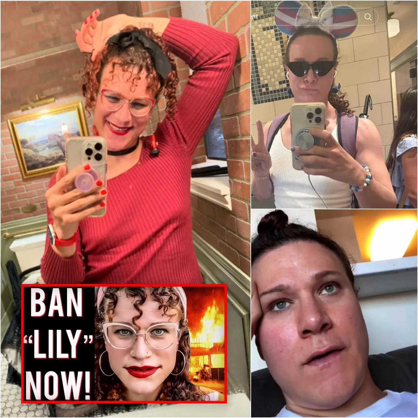 Cover Image for TIKTOKER LILLY TINO continues to “inappropriately” annoy people in a women’s bathroom, 500,000 people want this Disney Predator movie to be BANned. Police OFFICIALLY investigating leaked audio recordings…