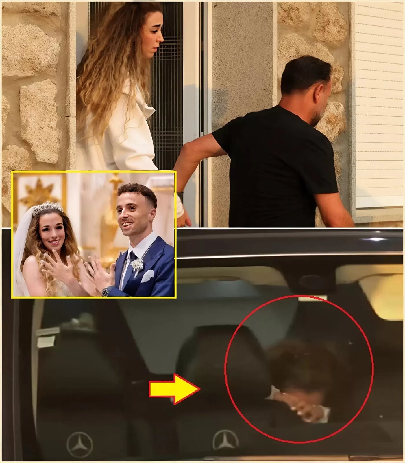 Cover Image for VIDEO – MOMENTO DEVASTADOR: La esposa de Diogo Jota fue vista saliendo de la casa funeraria en lágrimas — el instante en que entró al auto, colapsó frente a las cámaras 😞👇