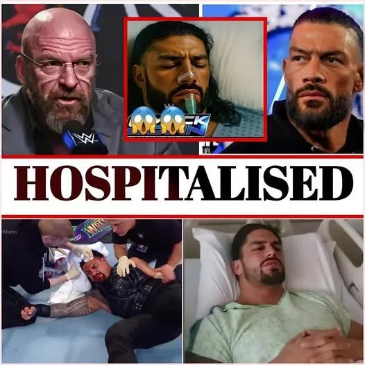 Cover Image for ¡ÚLTIMAS NOTICIAS! El jefe tribal Roman Reigns fue trasladado de urgencia al hospital tras un impactante incidente tras bambalinas que sumió a la WWE en el caos. Video completo en comentarios.