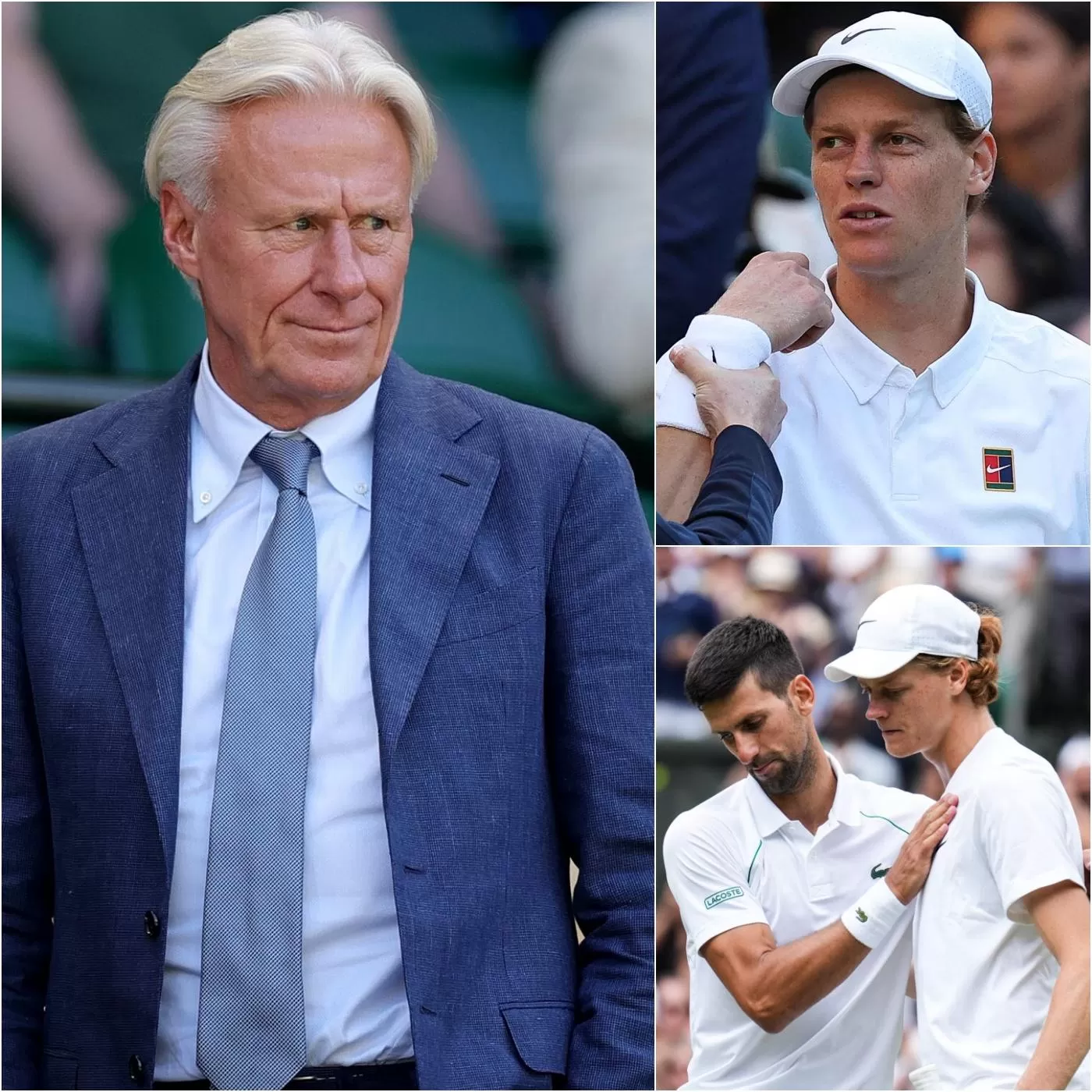 Cover Image for La leggenda del tennis Björn Borg ha scioccato i tifosi con una dichiarazione audace rivolta a Jannik Sinner dopo la partita contro Novak Djokovic a Wimbledon. Tuttavia, la risposta di cinque parole di Sinner ha lasciato Borg a bocca aperta e ha fatto esplodere di gioia il pubblico! Hỏi ChatGPT