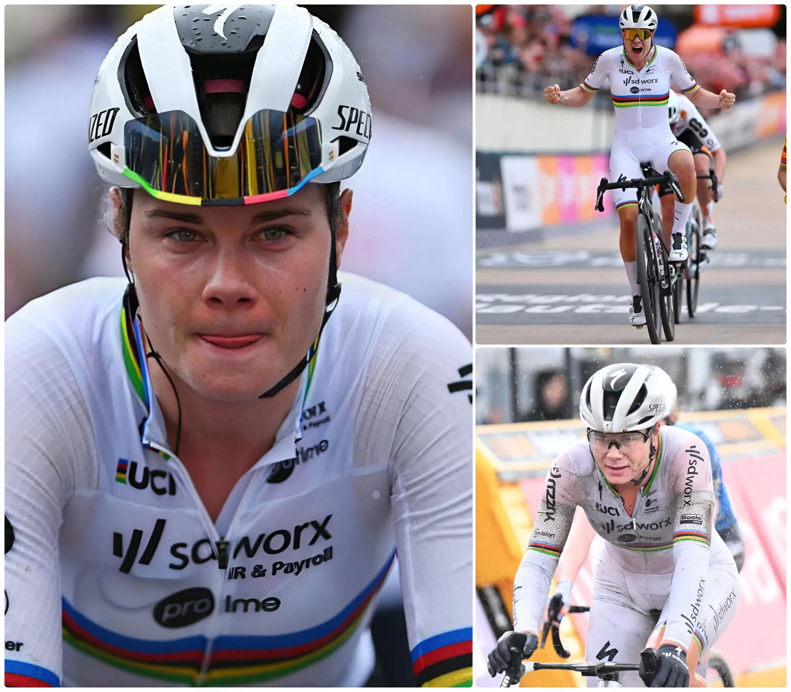 Cover Image for 🔴 OFFICIAL NEWS: Lotte Kopecky was forced to withdraw midway through the Giro d’Italia due to a recurring back injury – but what shocked the community even more was the real reason behind it, which the SD Worx team tried to hide until the last minute.