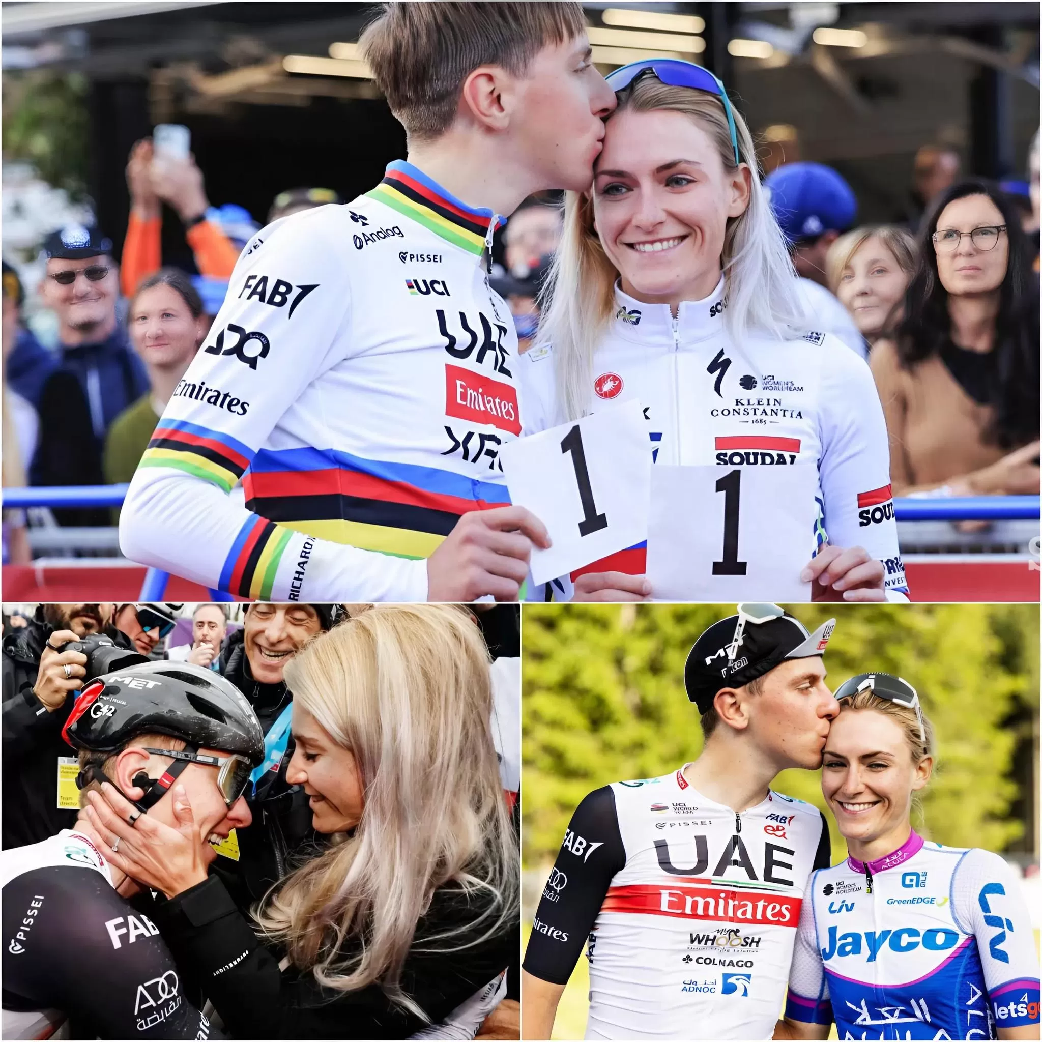 Cover Image for L’épouse de Tadej Pogačar a fondu en larmes après que son mari se soit engagé pour le Tour de France 2025. Mais elle lui a envoyé un MESSAGE SURPRISE qui a fait exploser de joie Pogačar, s’exclamant : « J’ai 100 % plus de motivation pour continuer… » L’histoire révélée a choqué les fans, et ils étaient mille fois plus heureux pour lui !