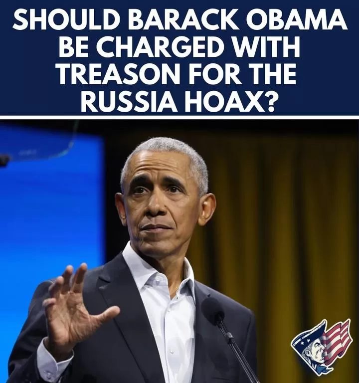Cover Image for SHOCKING CALLS GROW LOUDER: SHOULD BARACK OBAMA FACE TREASON CHARGES OVER THE RUSSIA HOAX?