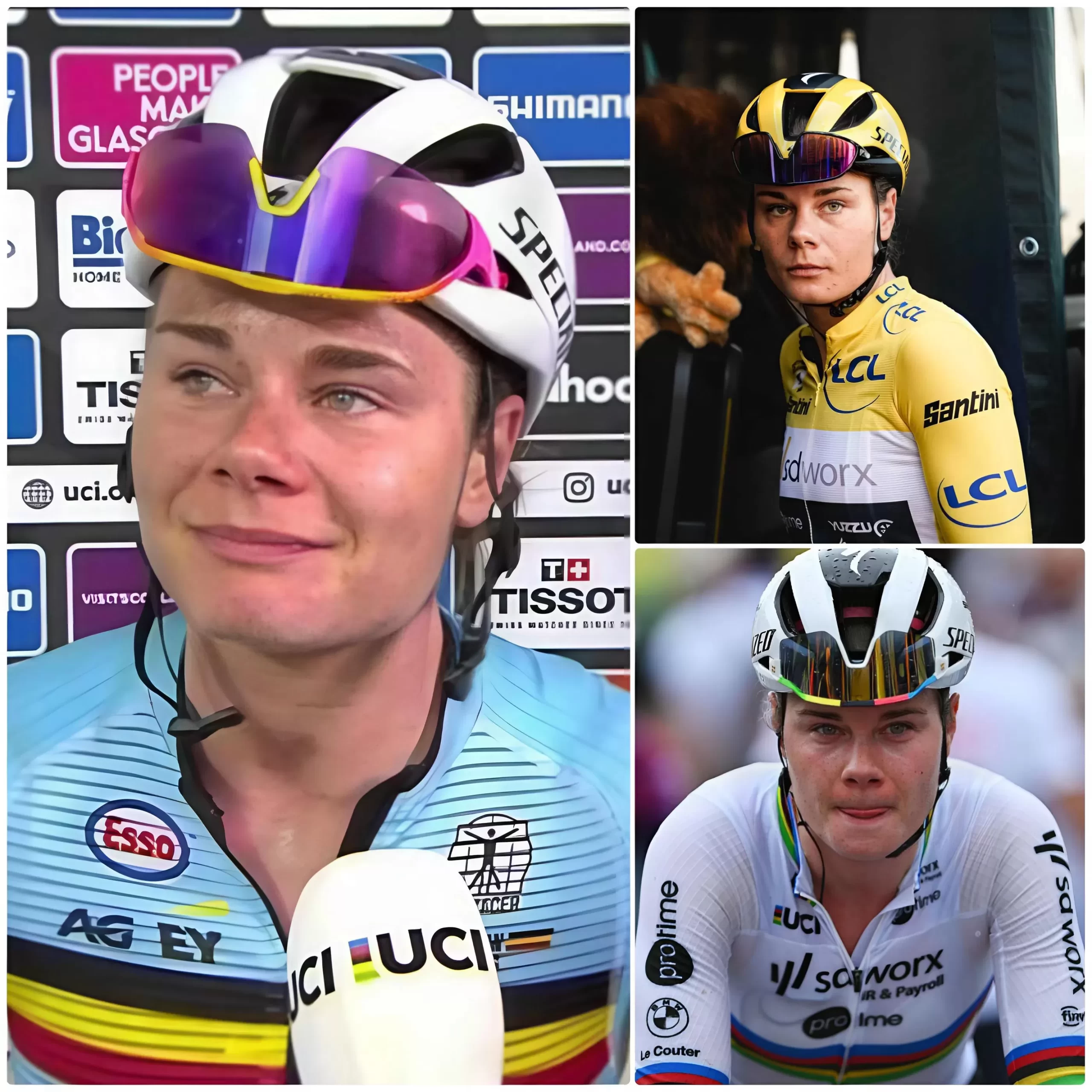 Cover Image for 🔥 Sad news before Tour de France Femmes: Lotte Kopecky gives up her yellow jersey dream because of 12 heartbreaking words that make her teammates cry in the meeting room – the entire European cycling world is shocked by an unexpected decision….
