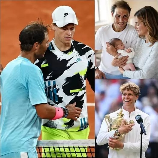 Cover Image for Rafael Nadal ha accolto con gioia il suo secondo figlio, rivelando il nome e il futuro del bambino, legato a Jannik Sinner. “Jannik Sinner è l’orgoglio dell’Italia, voglio che il mio bambino porti con sé lo spirito di resilienza e il talento che lui ha sul campo da tennis”, ha detto Nadal. Questa dichiarazione ha spinto Jannik Sinner a scrivere immediatamente una lettera a mano alla famiglia Nadal, una lettera breve ma ricca di emozioni!