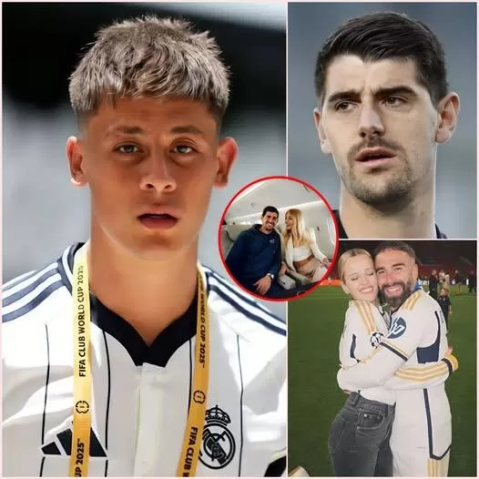 Cover Image for AS REAL AS A JOKE 😂 Thibaut Courtois had an affair with Dani Carvajal’s wife, but stayed at the same hotel as Arda Güler and was caught by the 20-year-old Real Madrid superstar. You can find the video below the comments 👇👇