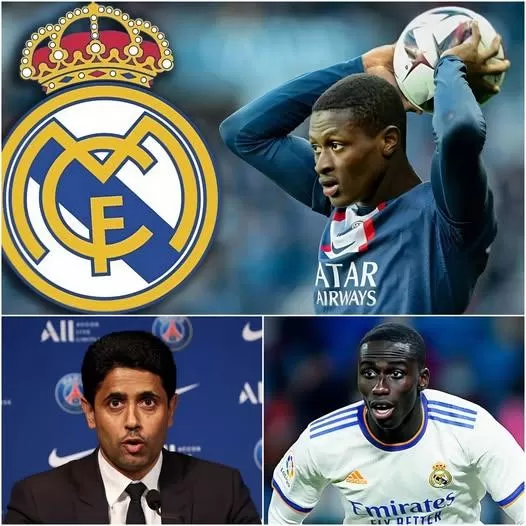 Cover Image for El Real Madrid quiere llevar a cabo el INTERCAMBIO DEL SIGLO – Ferland Mendy + 60 millones de euros para hacerse con los servicios del lateral izquierdo Nuno Mendes. Sin embargo, la respuesta del presidente Nasser Al-Khelaïfi sorprendió a todos…