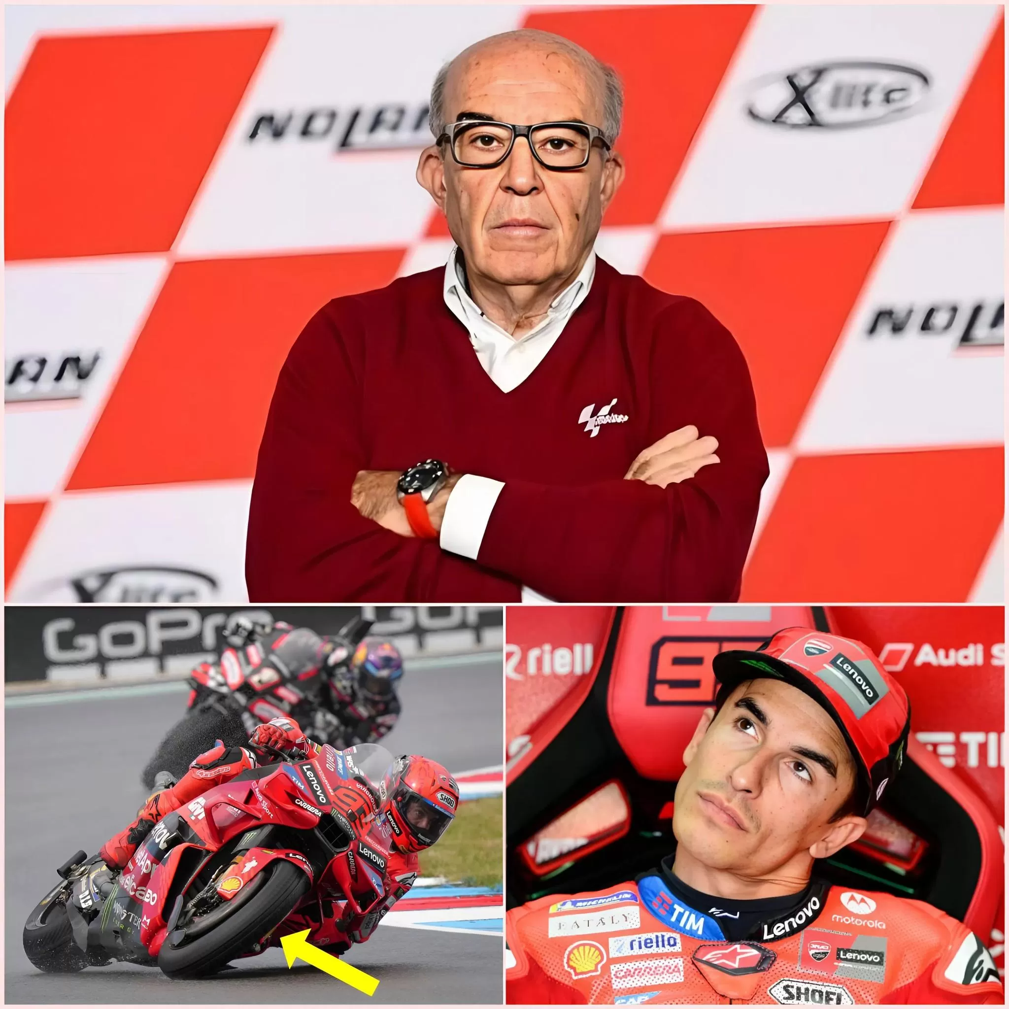 Cover Image for FIM President suddenly ACCUSED Ducati and Marc Marquez of illegally using illegal engines and revoked the title at the Czech GP !!