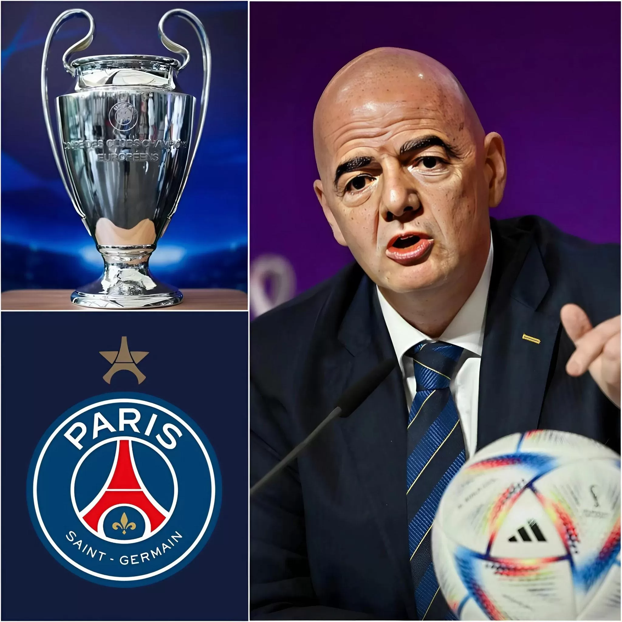 Cover Image for 🚨 DERNIÈRE MINUTE ‼️ Le PSG risque de ne pas participer à la Ligue des champions la saison prochaine malgré son statut de champion en titre. DÉTAILS DE L’HISTOIRE CI-DESSOUS 👇👇👇