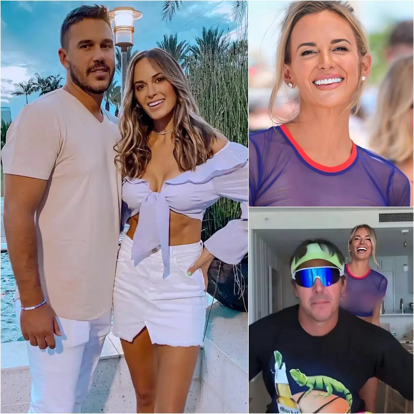 Cover Image for 🛑Brooks Koepka’s wife Jena Sims left fans gasping as the golf star danced wildly in a see-through outfit in a bizarre vide