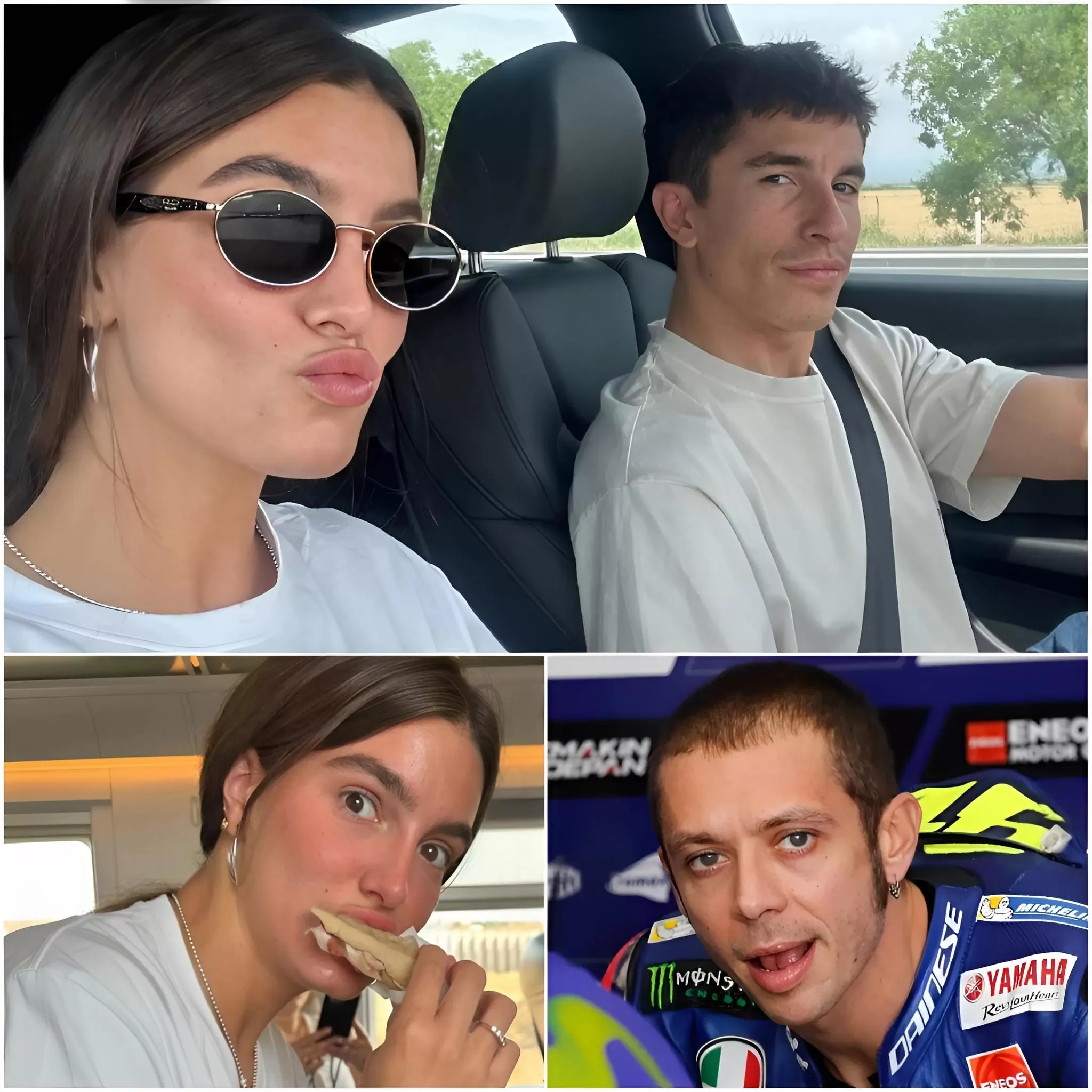 Cover Image for “VALENTINO ROSSI ES UN PAYASO COBARDE.” La novia de Marc Márquez reacciona con furia a los recientes comentarios de Rossi dirigidos a Márquez.