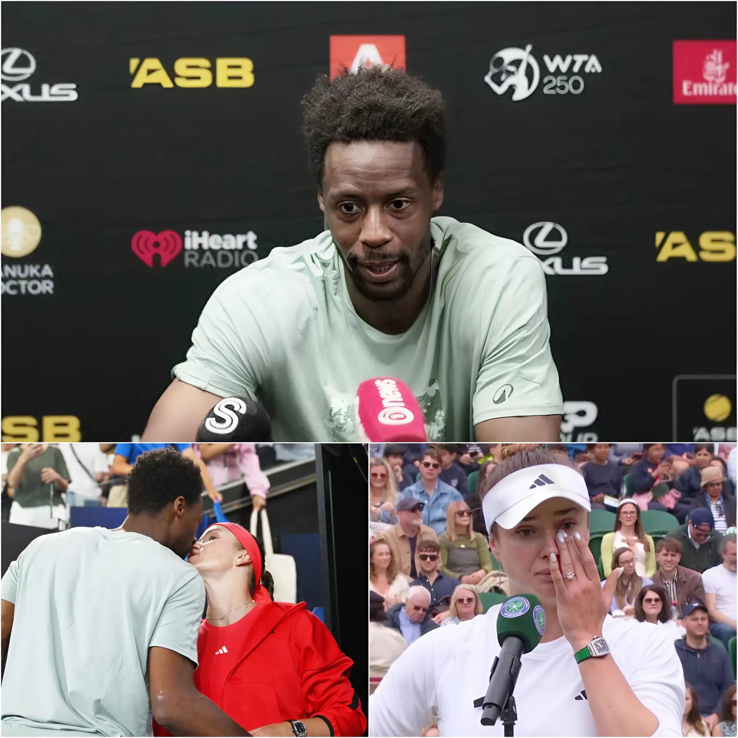 Cover Image for BREAKING NEWS: Gaël Monfils shocks everyone with a 5-word BRUTAL statement warning those who criticized and threatened his wife, Elina Svitolina, after her defeat to Naomi Osaka at the Canada Open. Fans were LEFT SHOCKED and outraged by the criticism that pushed Elina into depression and made her unable to stop crying. “SHE IS MY WIFE, I’M NOT AFRAID TO TAKE THESE PEOPLE TO COURT WHO THREATENED AND INSULTED MY WIFE, WIFE AND CHILDREN ARE MY FINAL LIMIT!” Hỏi ChatGPT