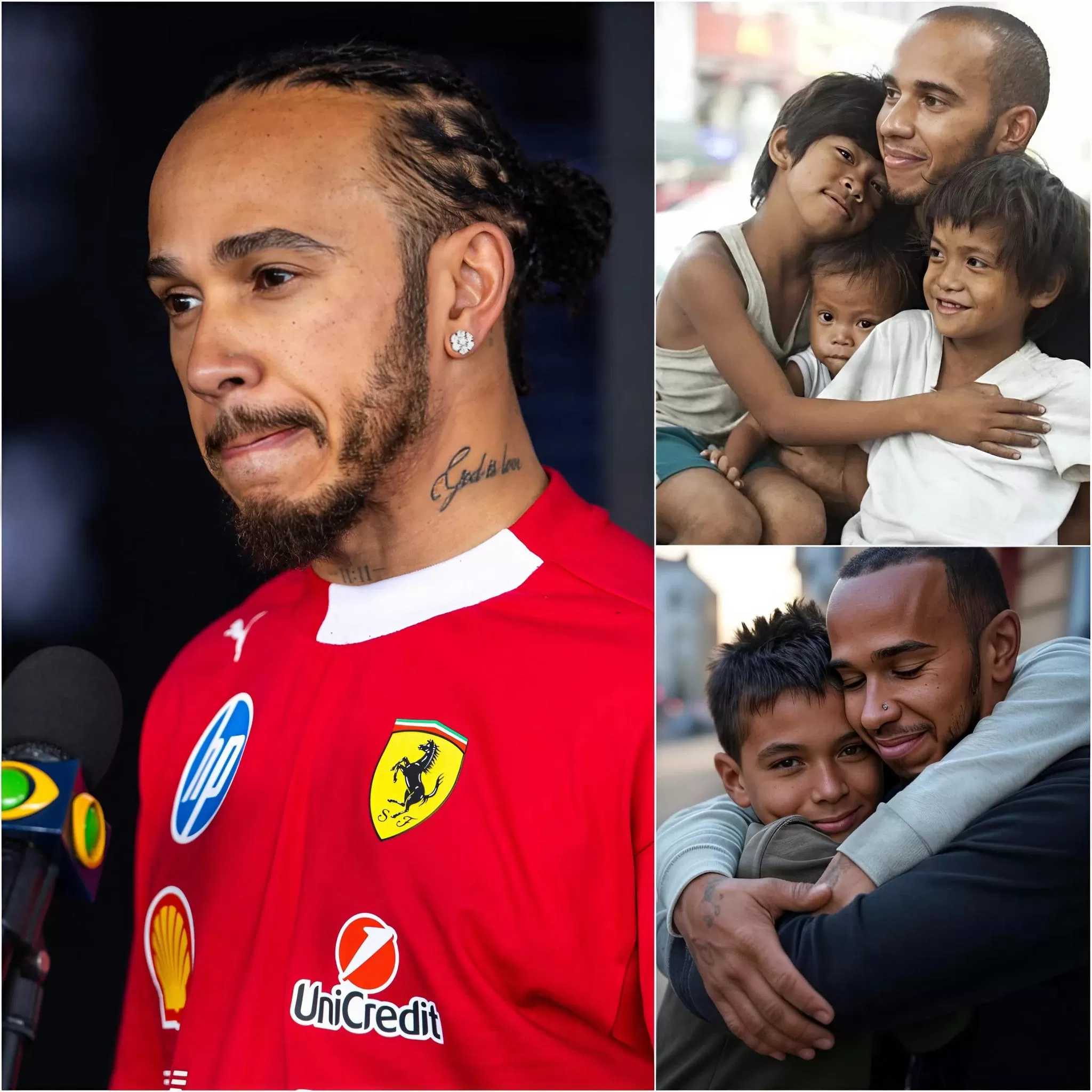 Cover Image for Hace quince años, Lewis Hamilton y su esposa encontraron a un niño abandonado, con frío y hambre, y sin dudarlo lo adoptaron: le dieron calor, cariño y una segunda oportunidad. Ahora, más de una década después, ese niño se ha convertido en un joven fuerte, exitoso y radiante, y lo que hizo frente a miles de personas conmovió a Hamilton hasta las lágrimas y dejó atónitos a los presentes, que quedaron en silencio.