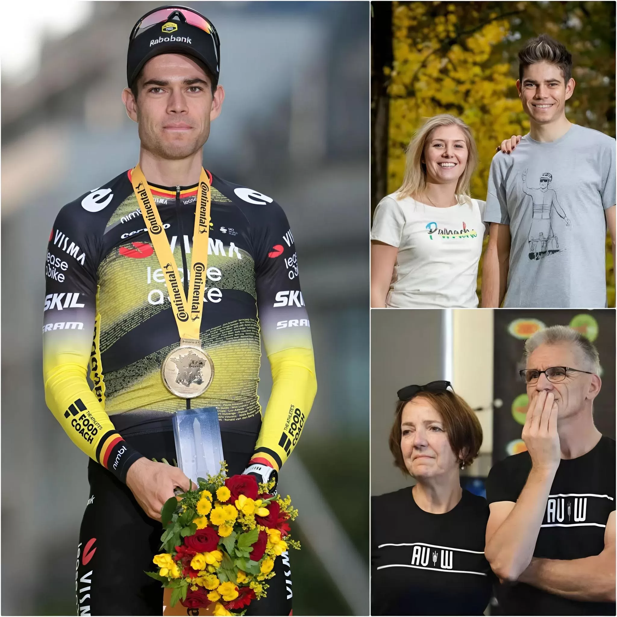 Cover Image for Shocking: 5 minuti fa per un sogno insoddisfatto, Wout Van Aert e sua moglie Sarah hanno scioccato il mondo decidendo di donare parte dei loro beni a una buona causa. In un momento emozionante, Van Aert si fidava: “Quando ero giovane, ho sognato di aiutare le famiglie bisognose … ora ci sono riuscito. È tempo di realizzare il mio sogno”. Queste autentiche parole hanno portato le lacrime negli occhi di sua madre, che ha risposto con solo 21 parole in movimento. Un gesto nobile che non solo ha espresso profonda gratitudine ai suoi genitori, ma anche un messaggio di amore per la comunità.