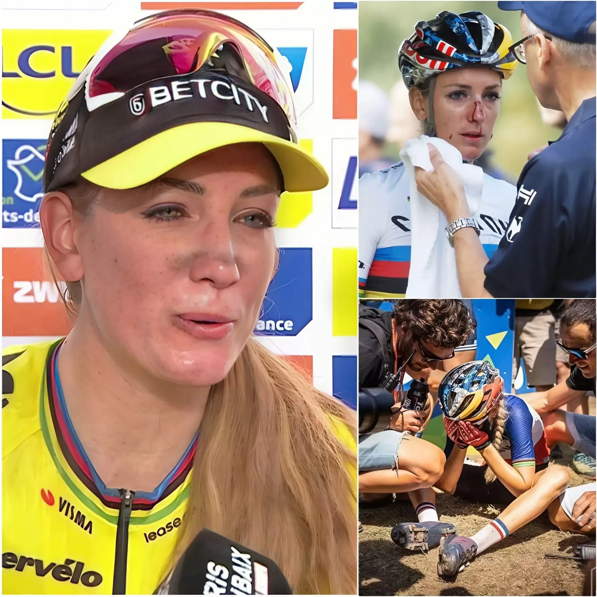 Cover Image for 😢 LACRIME SUL PERCORSO CICLISTICO: Pauline Ferrand-Prévot è scoppiata in lacrime durante una confessione emozionante: “Non voglio più tenere segreti, per favore perdonami.” Dopo anni di silenzio, la ciclista francese, piena di passione, ha finalmente rivelato la sua situazione attuale. La verità che ha condiviso con il mondo è stata sconvolgente e commovente, suscitando una grande onda di sostegno in tutto il mondo.