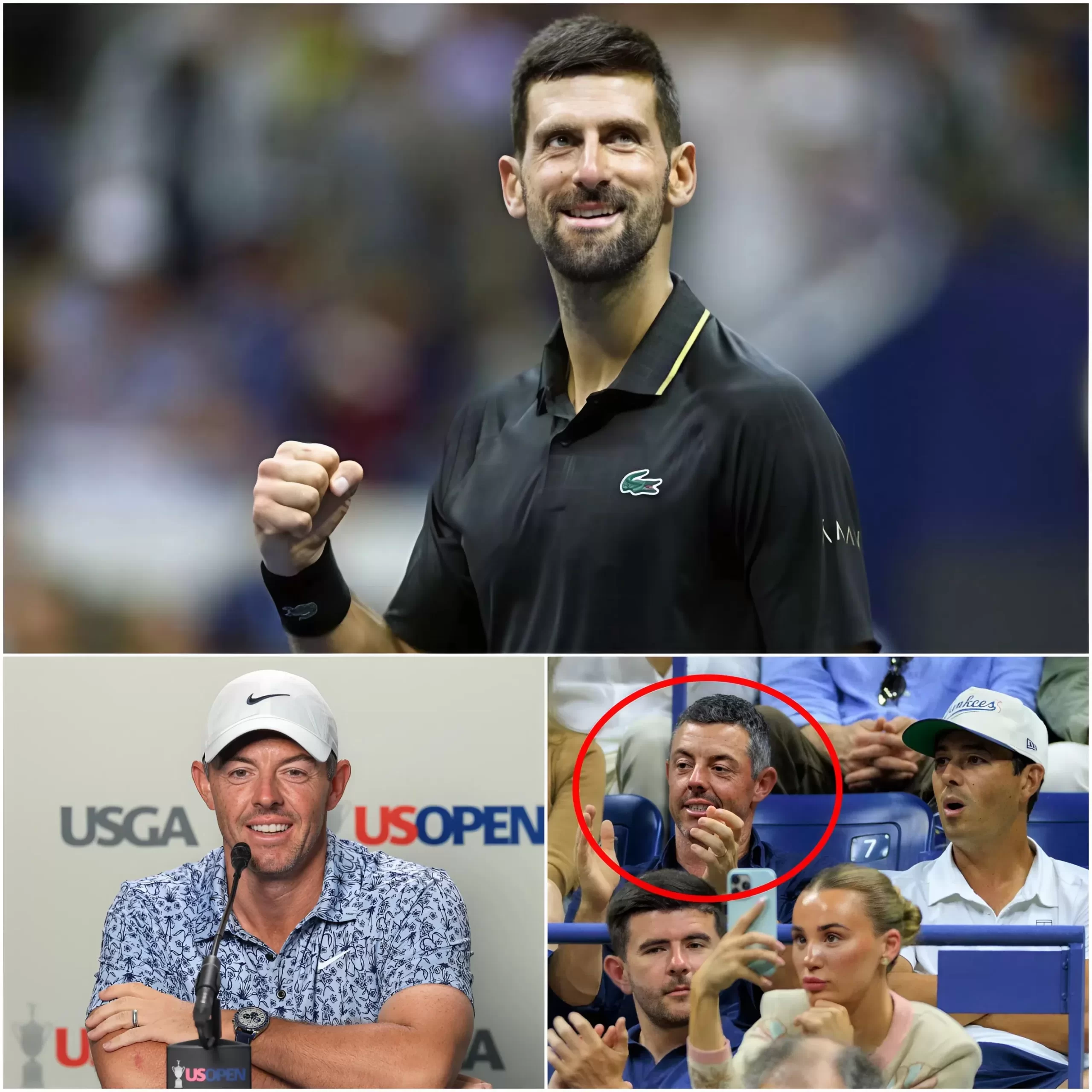 Cover Image for 💾🔦 “Le admiro y quiero invitarlo a cenar.” La impactante declaración del golfista profesional Rory McIlroy, justo después de la victoria espectacular de Novak Djokovic en el US Open, marcó un momento histórico no solo para Serbia, sino que también desató una ola de emociones a nivel mundial. Las redes sociales en Serbia y en todo el mundo no han dejado de hablar de esta noticia. Pero esto no se detuvo ahí, el siguiente movimiento de Djokovic dejó a todo el mundo atónito, abriendo un nuevo capítulo lleno de sorpresas en esta historia.