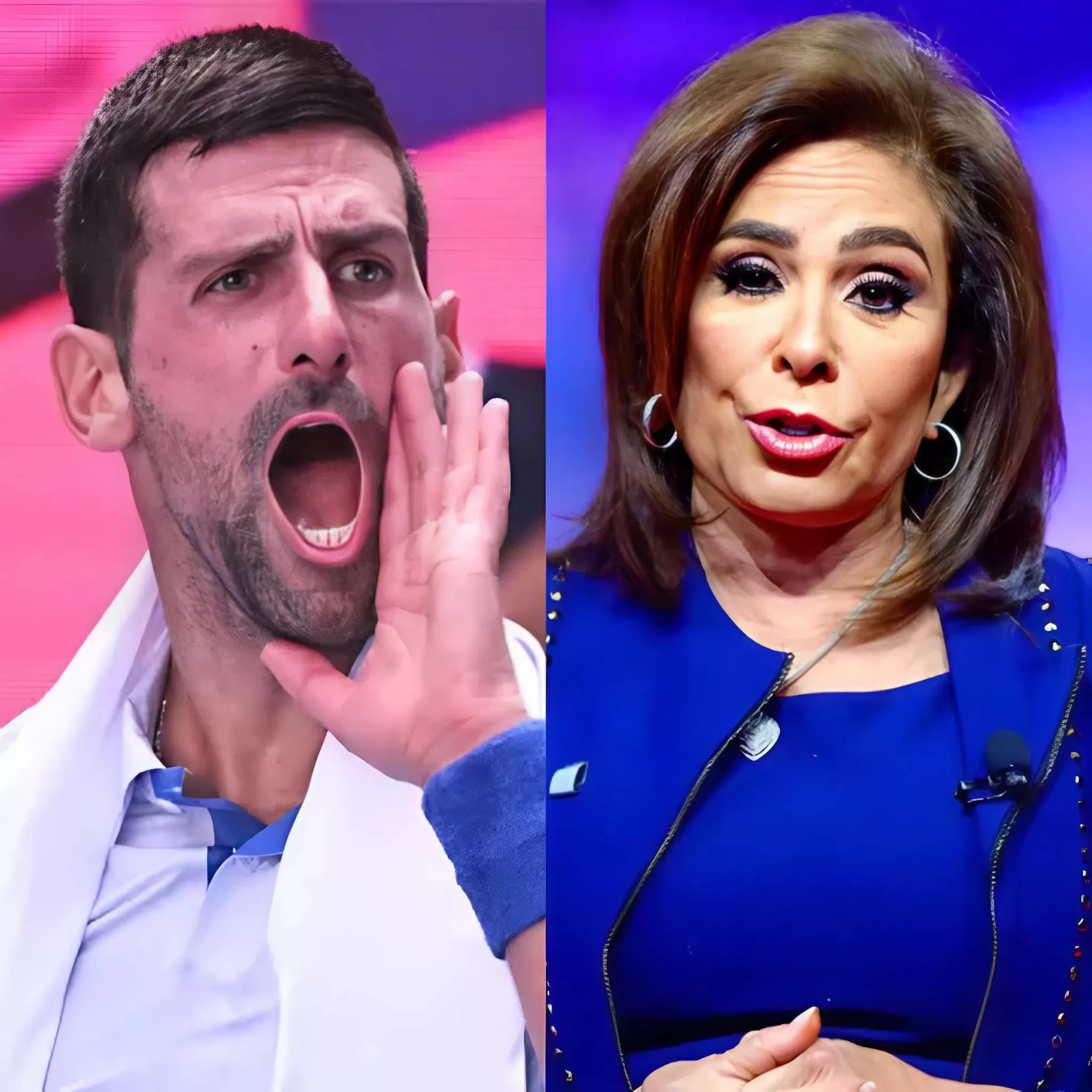 Cover Image for Sit down, Old lady.” — Novak Djokovic unexpectedly called Jeanine Pirro a “puppet of the Republican Party Leader” on live air — and just minutes later, when she tried to retort, she was met with a brutal truth from the tennis legend that silenced the entire studio, forcing her to cower in her chair. What did Novak Djokovic say that cut across Jeanine Pirro every point, leaving her at a loss for words? And why did the entire studio audience burst into thunderous applause and rise to their feet — not for Karoline Leavitt, but for the tennis icon who turned a heated debate into a lesson in calm and wisdom? See details below👇