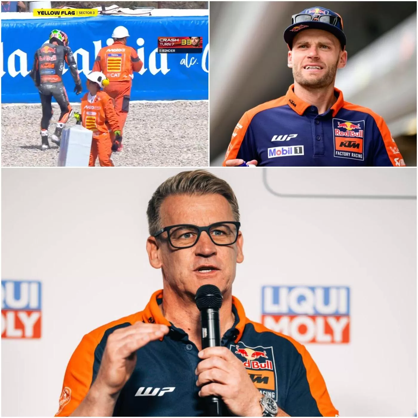 Cover Image for 🔴« L’ERREUR DE MA VIE » Le patron Pit Beirer ADMET tristement son erreur en signant un contrat avec Brad Binder.
