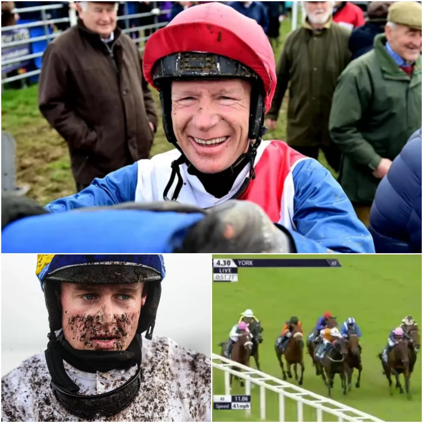 Cover Image for EMERGENCY: FONTWELL horse race abruptly postponed after jockey David Noonan taken to hospital after being kicked and NINE horse racers banned for life