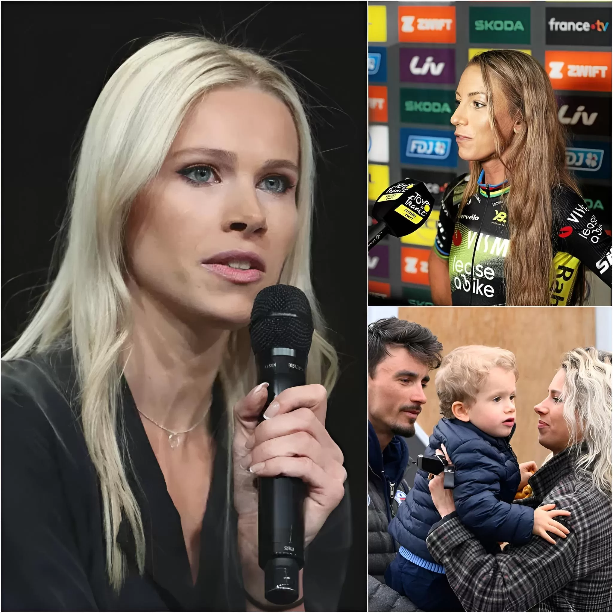 Cover Image for Lo scandalo della famiglia di Julian Alaphilippe è scoppiato quando suo figlio ha ammesso il suo sogno di diventare un campione ciclistico come suo padre. Ma la feroce opposizione e le grida di Julian hanno scatenato una forte discussione. Marion Rousse è stata mossa, mentre Pauline Ferrand-Prévot, contro ogni previsione, l’ha difesa, promettendo di guidare segretamente il ragazzo, aggirando così il divieto dei suoi genitori. Questa battaglia emotiva ha causato un’onda d’urto nel mondo del ciclismo!