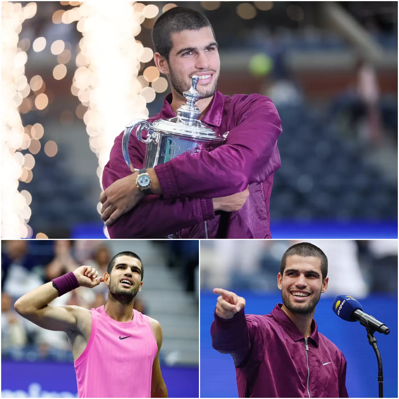 Cover Image for ❤️😱Después de ganar el US Open 2025, Carlos Alcaraz continúa atrayendo la atención de la comunidad mundial del tenis. Como un orgullo de España, el joven tenista de 22 años no solo ha impresionado a todos con su juego poderoso, sino también con su gran corazón. Sin embargo, una sorprendente decisión relacionada con su premio monetario ha provocado un revuelo en los medios, dejando al mundo asombrado al llamarlo “el príncipe de la bondad”.