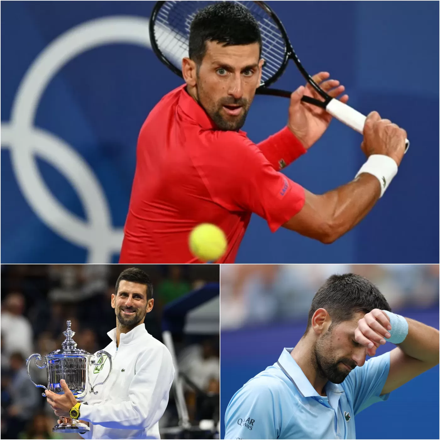 Cover Image for Novak Djokovic sorprendió a sus fans al cancelar su viaje a Riga en el último minuto para sumergirse en la intensa atmósfera de un partido de tenis en directo. Esta inspiradora decisión demuestra una vez más su pasión por el deporte que convirtió a Djokovic en una leyenda.