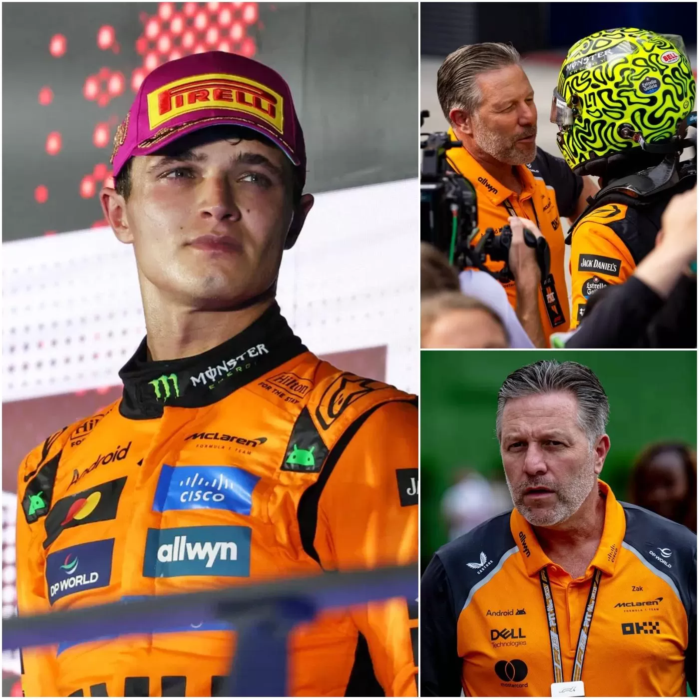Cover Image for “Breaking News” McLaren fans do not believe the viral recording that shows how AK Brown benefits financially from the success of Lando Norris, which causes confusion in the F1 community