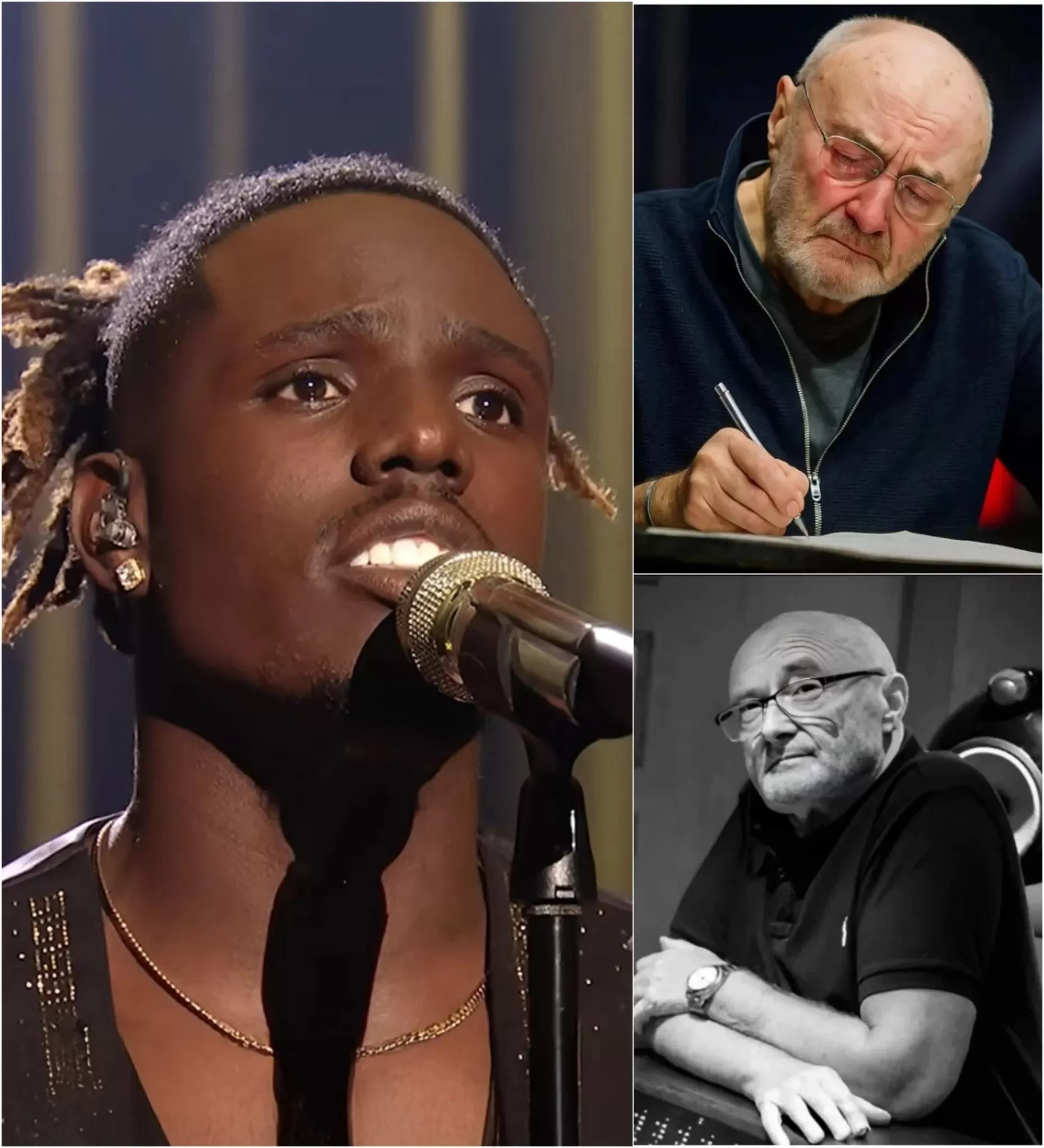 Cover Image for 🚨SHOCKING NEWS WORLDWIDE: Pop legend Phil Collins burst into tears saying goodbye after more than half a century of dedication, Jamal Roberts himself confirmed: “He is writing the last song of his life.” 😢 The song is considered an eternal love letter to music and fans around the world, containing all the memories, pain and love of an immortal icon. 💫 The whole world is silent, waiting for the last moment that Phil Collins closes the glorious era of world music. 🎶💔