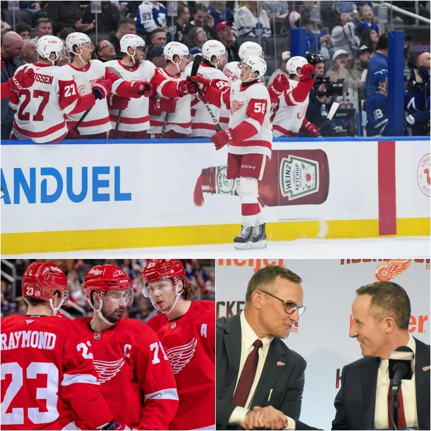 Cover Image for Detroit Red Wings unveil 3 unexpected, but promising additions to their opening night roster