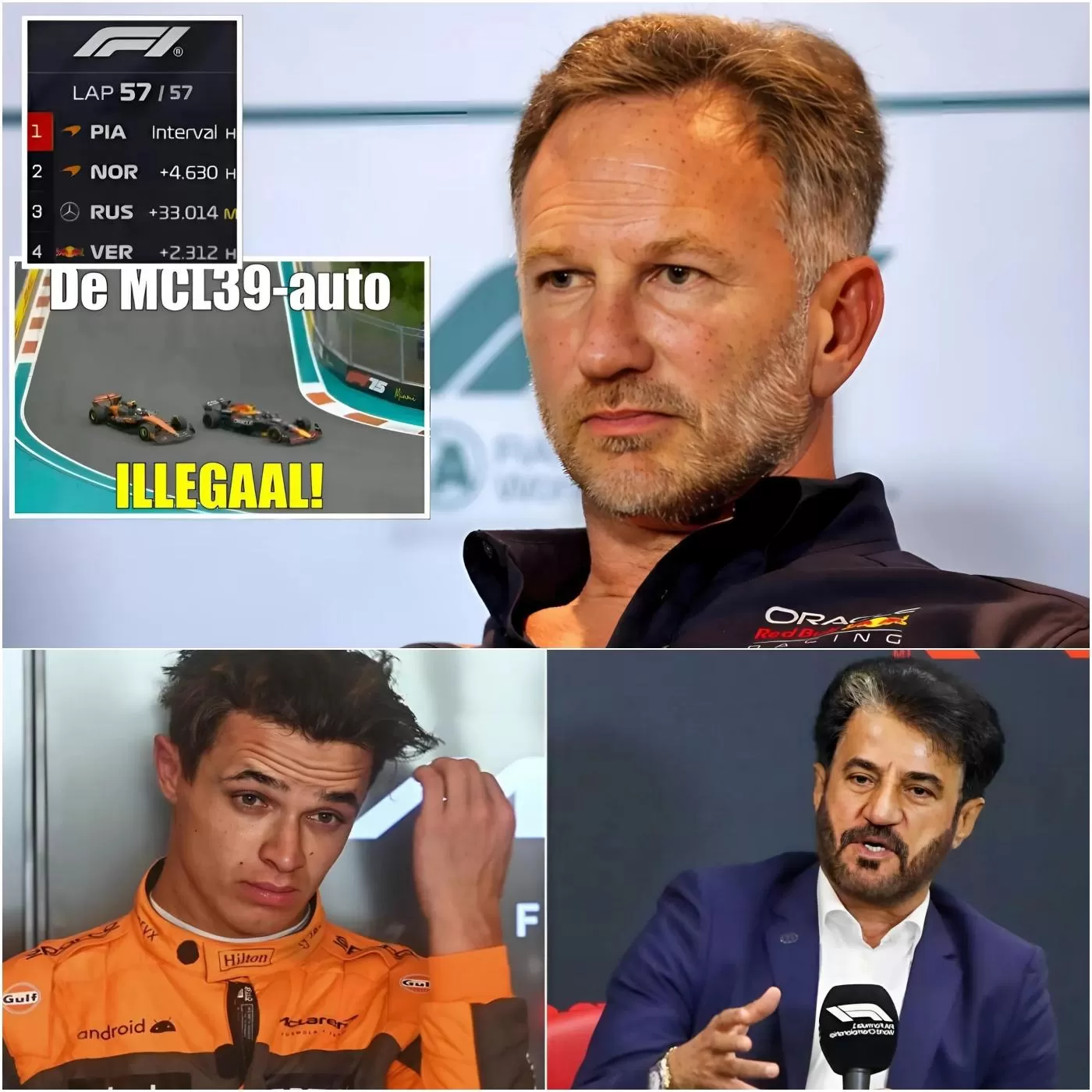 Cover Image for ⚡ SHOCK IN FORMULA 1: McLaren CAUGHT manipulating tyre temperature — FIA hands down OFFICIAL PENALTY, Red Bull provides brutal evidence!