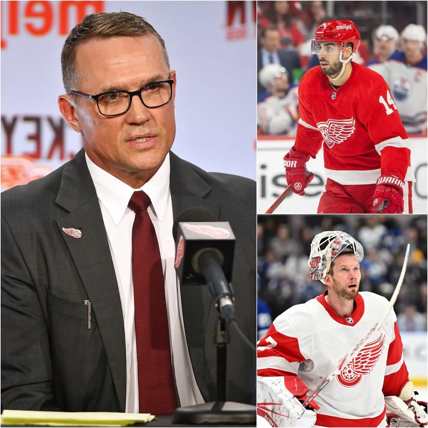 Cover Image for Bad news strikes multiple ex-Red Wings on NHL opening night