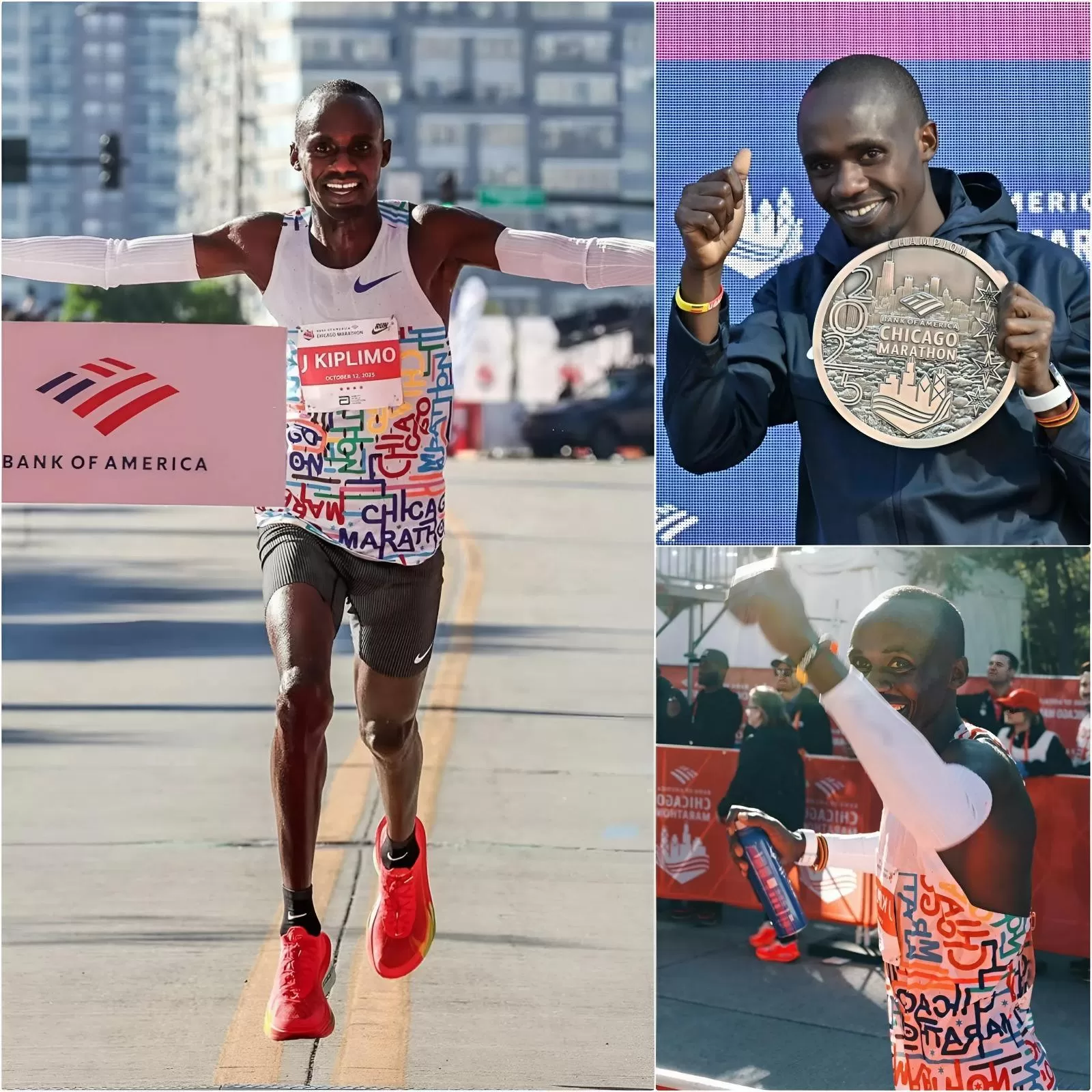Cover Image for NEW RECORD: Chicago, IL – Uganda’s top long-distance runner Jacob Kiplimo continued to assert his status as the “marathon king” by winning the 2025 Chicago Marathon in only his second race over the 42 km distance. With an official time of 2:02:23, Kiplimo not only broke the Ugandan national record.