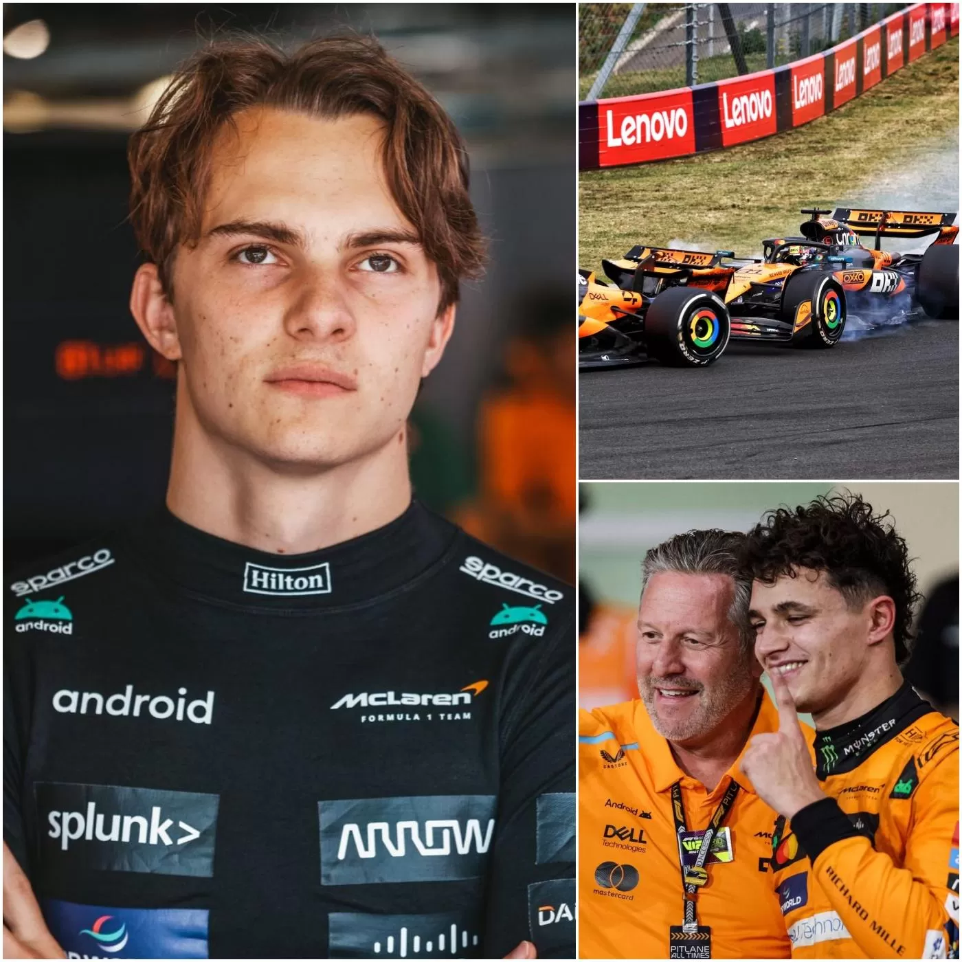 Cover Image for McLaren kreeg op sociale media veel kritiek van fans. Zij beschuldigden het team ervan Lando Norris openlijk te bevoordelen in de strijd om de Formule 1-titel. Dit leidde tot een botsing in bocht 3, waarna de leider in het kampioenschap woedend werd en over de boordradio klaagde. Piastri eiste dat McLaren Norris zou laten weten dat hij zijn positie moest teruggeven.