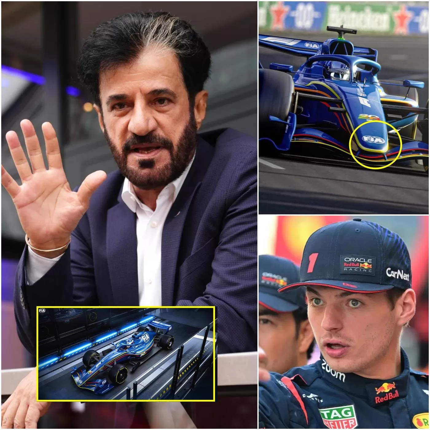 Cover Image for “WAT GEBEURT ER IN GODSNAAM MET DE F1?” FIA-CEO lanceert plotseling eigen team, maakt aerodynamische reglementen bekend, waardoor topteams en Max Verstappen kritiek leveren. ‘Dit is een regelrechte machtsstrijd!’ waarschuwt voor het risico dat de eerlijkheid van het toernooi in gevaar komt door machtsambities.