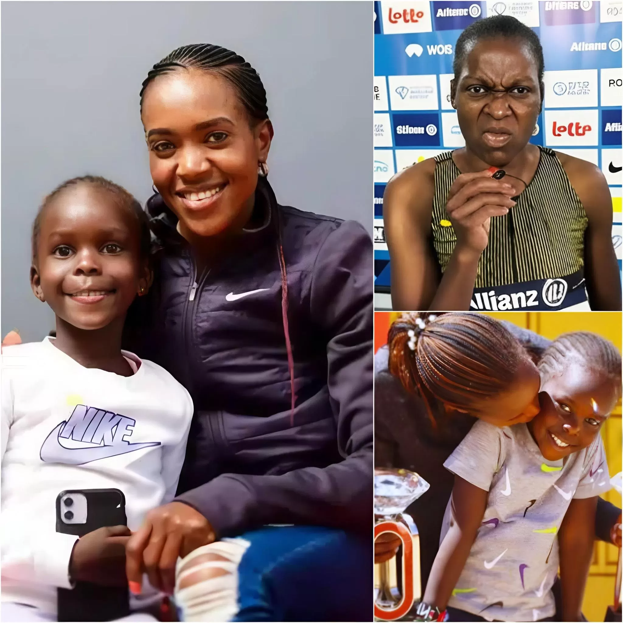 Cover Image for “You’re from the backwoods of Kenya, get that little girl out of here,” those were the insults Faith Kipyegon had to endure from the stands at the Athlos NYC 2025. Even more shocking was that some fans there tried to chase away her daughter Alyn, leaving the little girl terrified and in tears. But Kipyegon didn’t scream in anger. After her impressive victory in the 1-mile race, she grabbed the microphone tightly and boldly declared 12 sharp words that left the entire arena in silence. It was a powerful response to those who dared to belittle others!