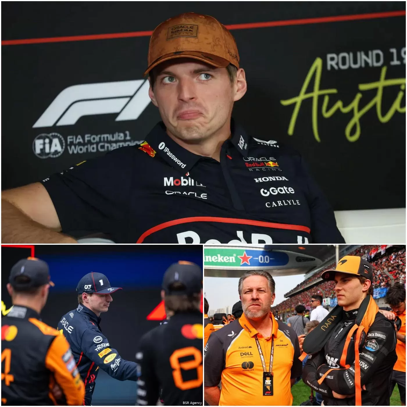 Cover Image for “Break the Silence” Max Verstappen officially spoke out about the rumors and the internet war within McLaren during the press conference for the Formula 1 Grand Prix of America. The entire McLaren team was speechless.