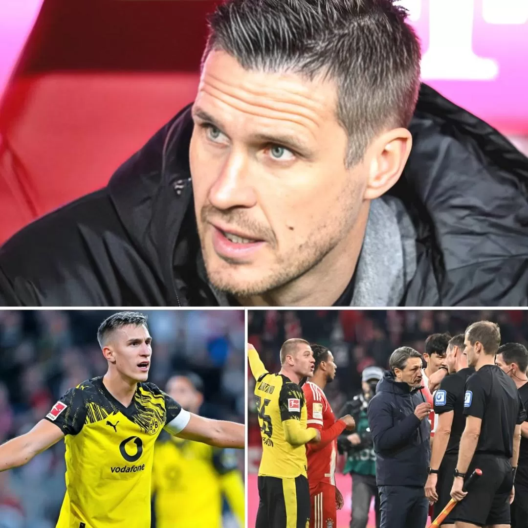 Cover Image for Sebastian Kehl ist mit der Schiedsrichterleistung bei der BVB-Niederlage in München nicht einverstanden – und teilt das dem Unparteiischen auch mit.👇